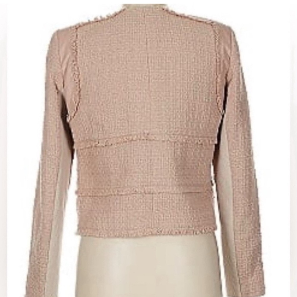 Rebecca Taylor Tweed Zip Up Blazer - Picture 16 of 16
